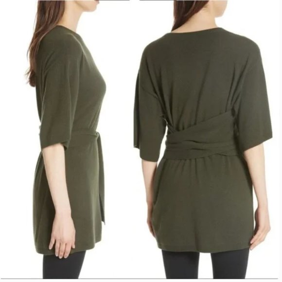 Ted Baker Olympy Burgundy Maroon Long Sweater or Dress size small nwot - Picture 4 of 8